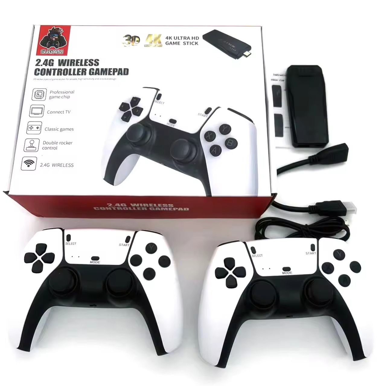 2.4G Wireless Controller Gaming Gamepad Joystick for Android Phone PC TV professional design Good effect and easy to use