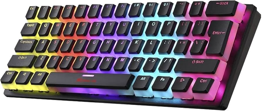 Xtrike Me GK-985P 60% PUDDING Rainbow LED Mechanical Gaming Keyboard