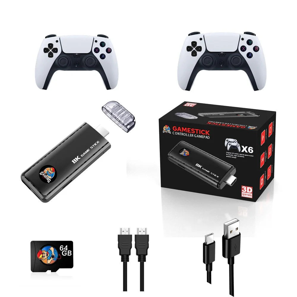 X6 Game Stick 4K With 40000 Games PS5 STYLE REMOTE