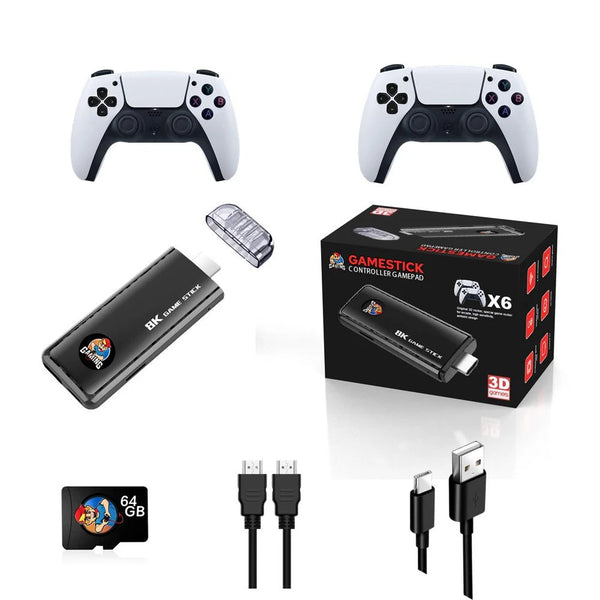 X6 Game Stick 4K With 40000 Games PS5 STYLE REMOTE