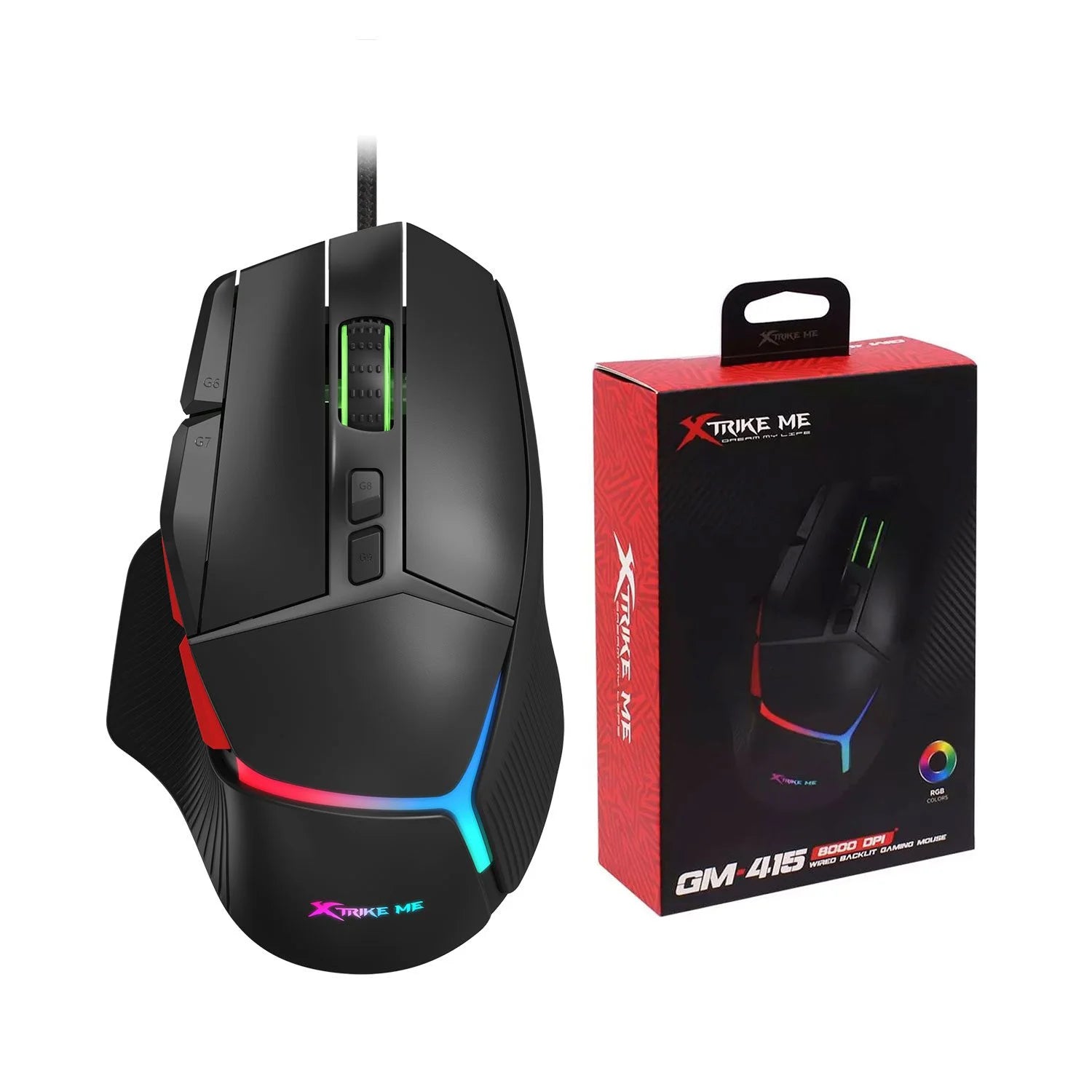Xtrike Me GM-415 RGB Wired Gaming Mouse