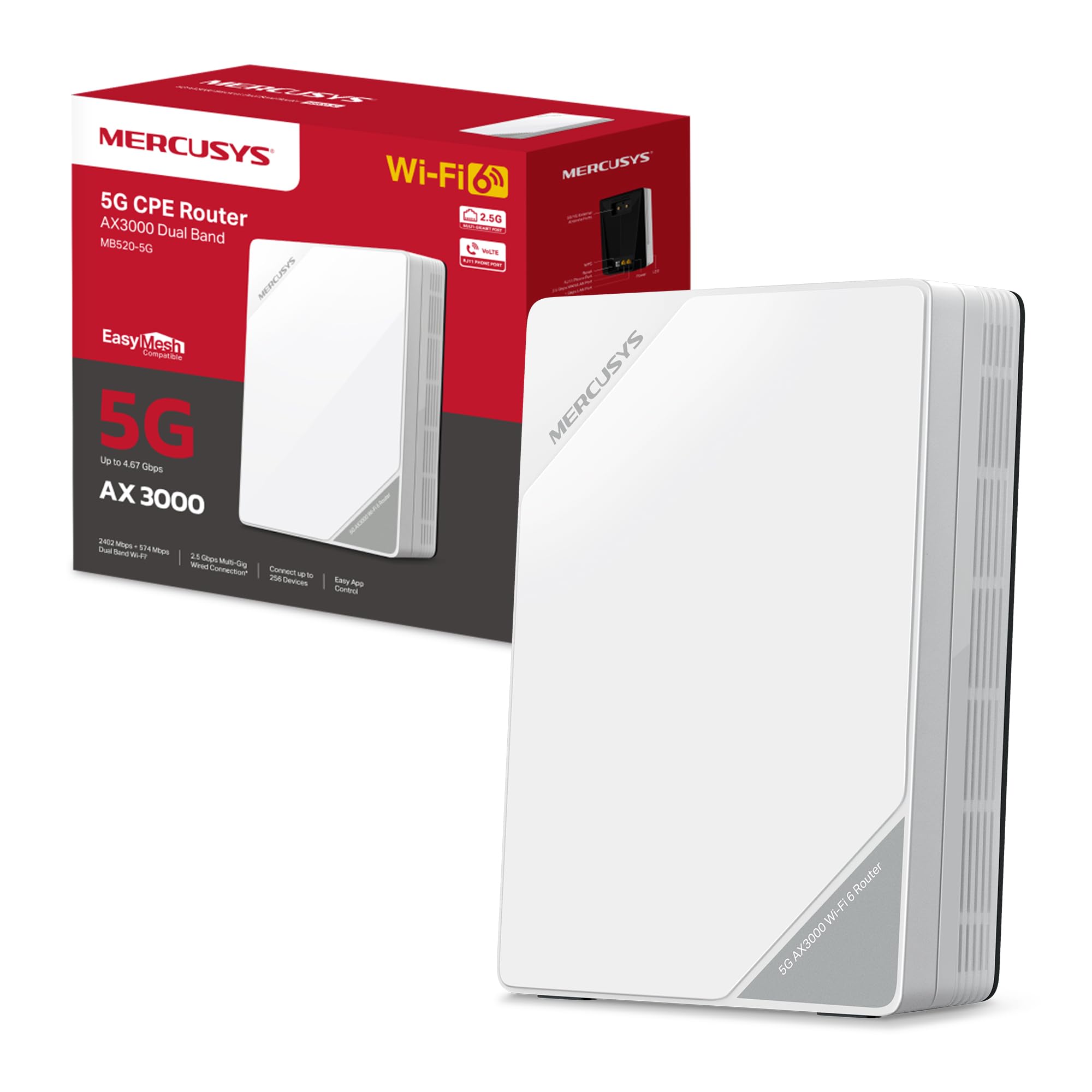 MERCUSYS MB520-5G 5G AX3000 Wireless Dual Band Router